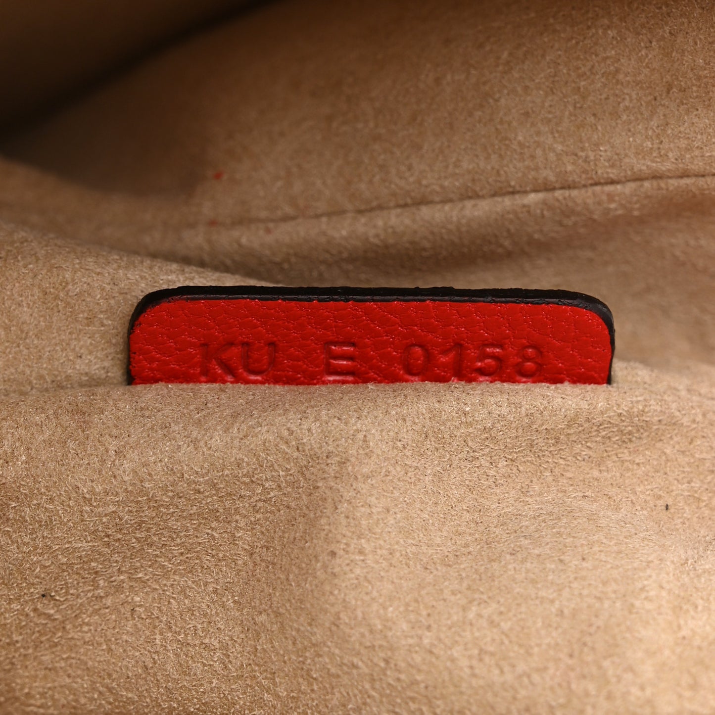Goatskin Suede Cross 3 Crossbody Bag Red