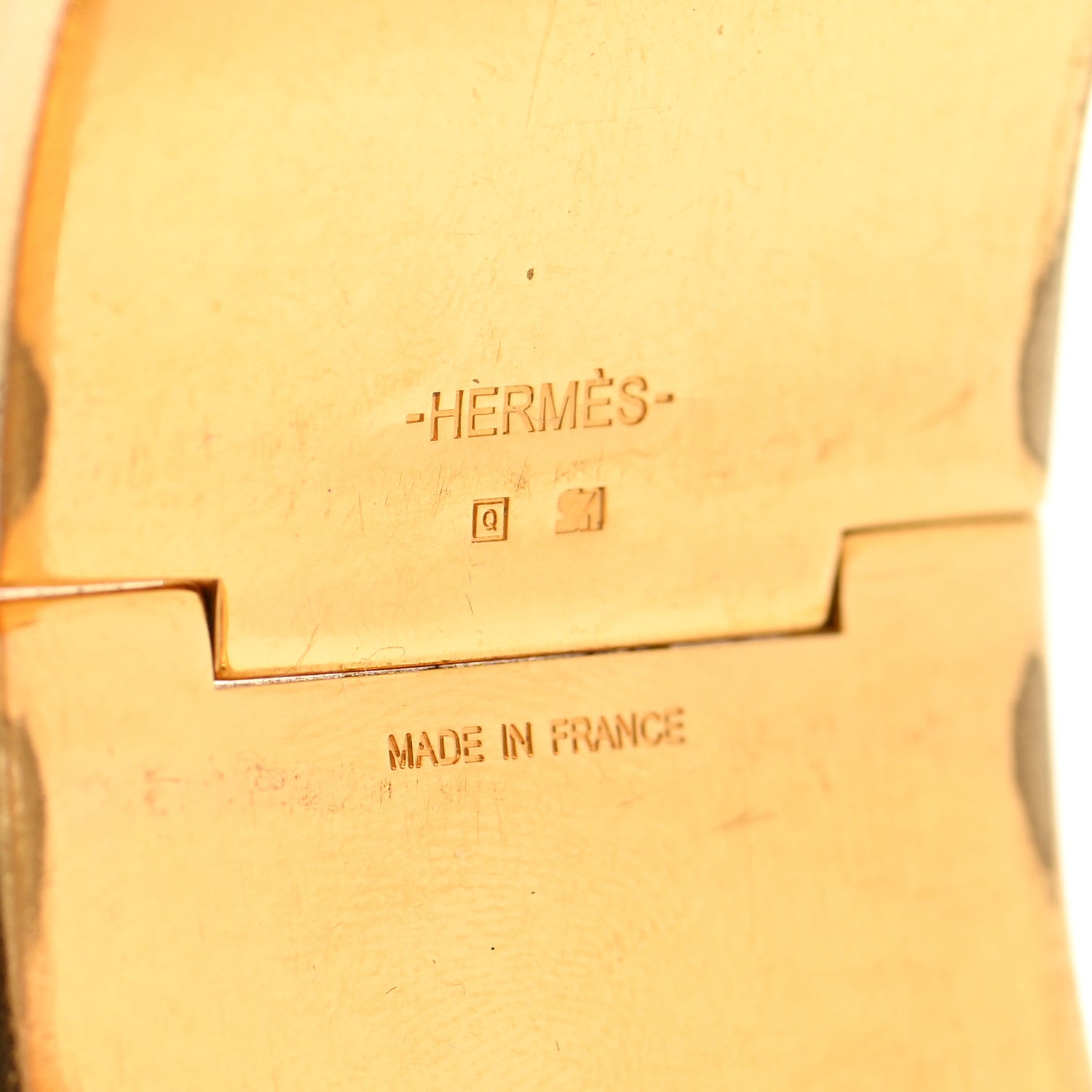 Hermes Enamel Extra Wide Clic Clac H Bracelet PM White 4 of 11