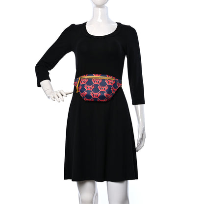 Gucci Coated Canvas Interlocking G Snail Childrens Belt Bag Blue 3 of 9