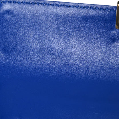 Tom Ford Woven Satin Medium 001 Chain Bag Electric Blue 11 of 14
