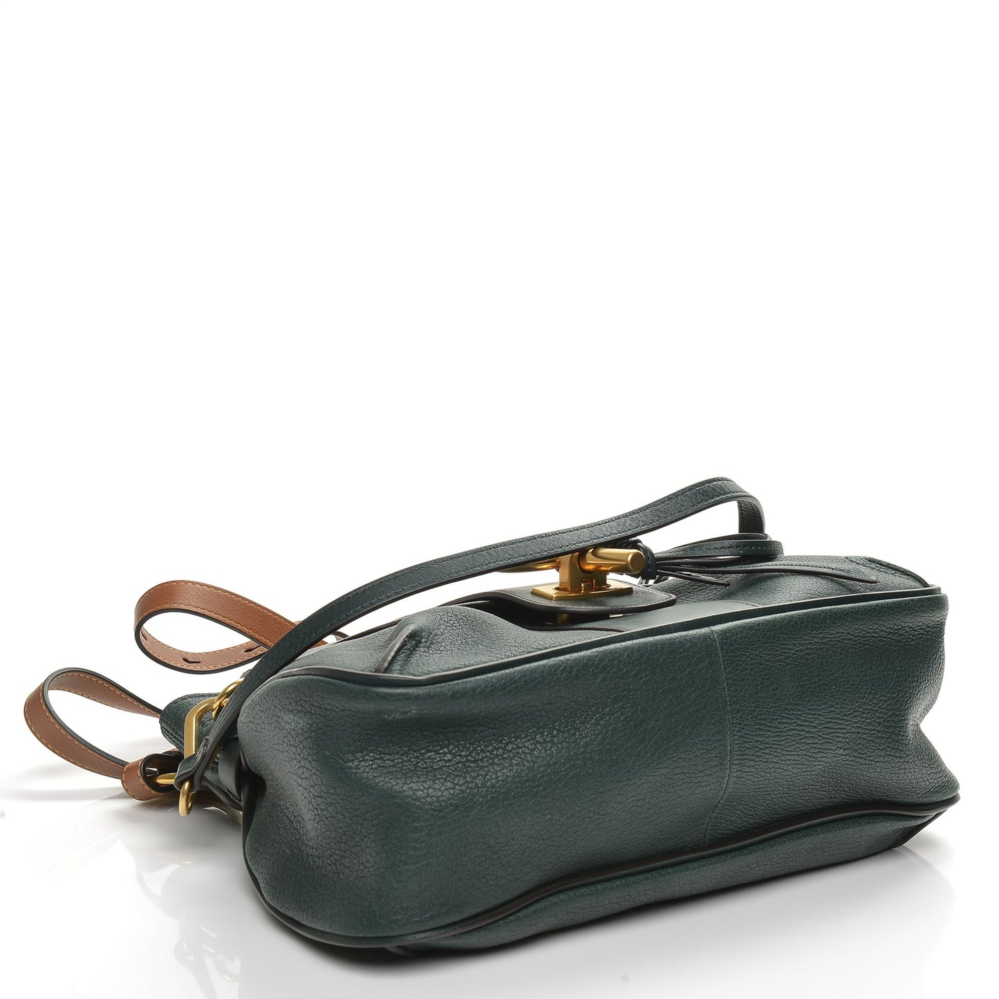Lambskin Small Lexa Shoulder Bag Intense Green