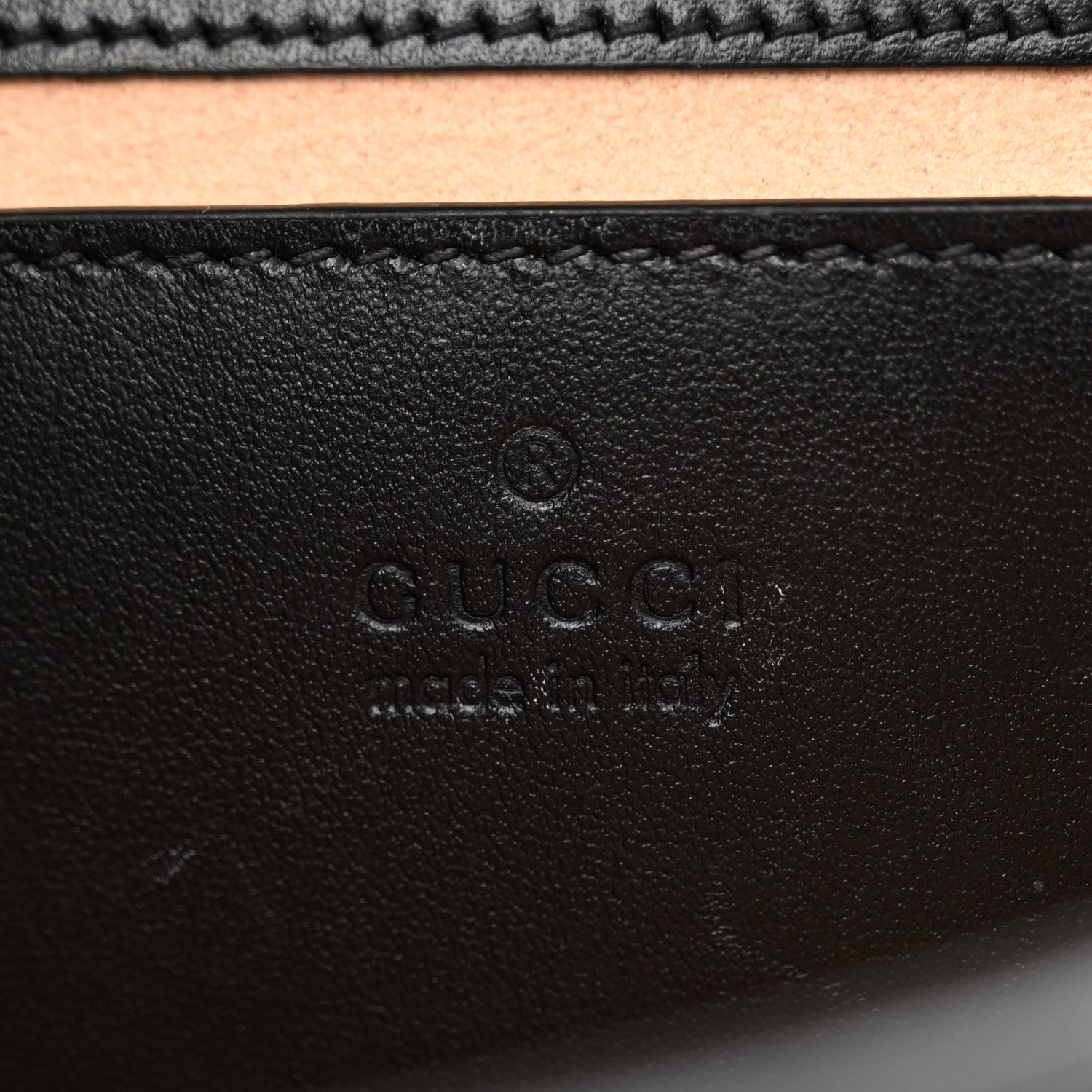 Gucci Calfskin Matelasse Aria Small GG Marmont Shoulder Bag Black 6 of 11