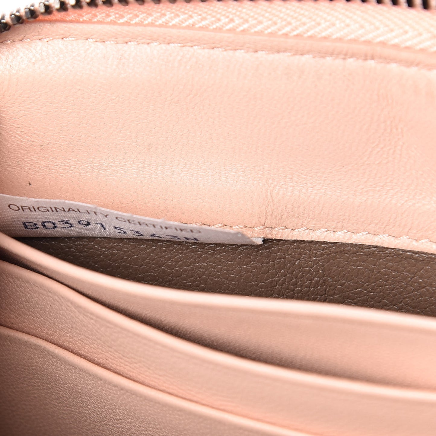 Nappa Intrecciato Ayers Zip Around Wallet Flamingo