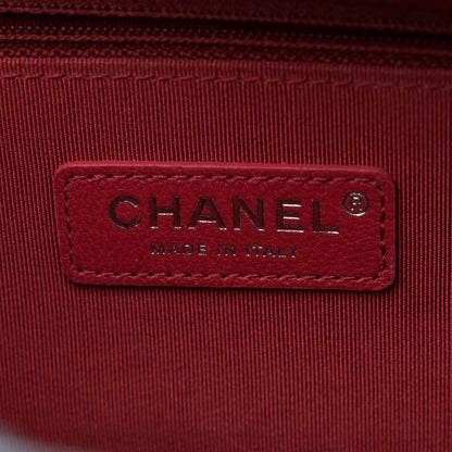 Chanel Aged Calfskin Chevron Quilted Medium Gabrielle Hobo Blue 6 of 12