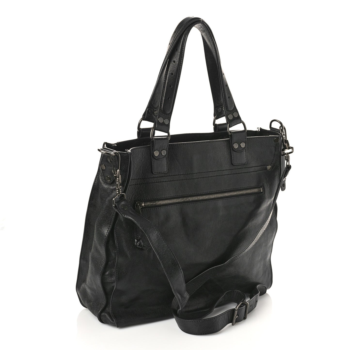 Lambskin PS1 Tote Black