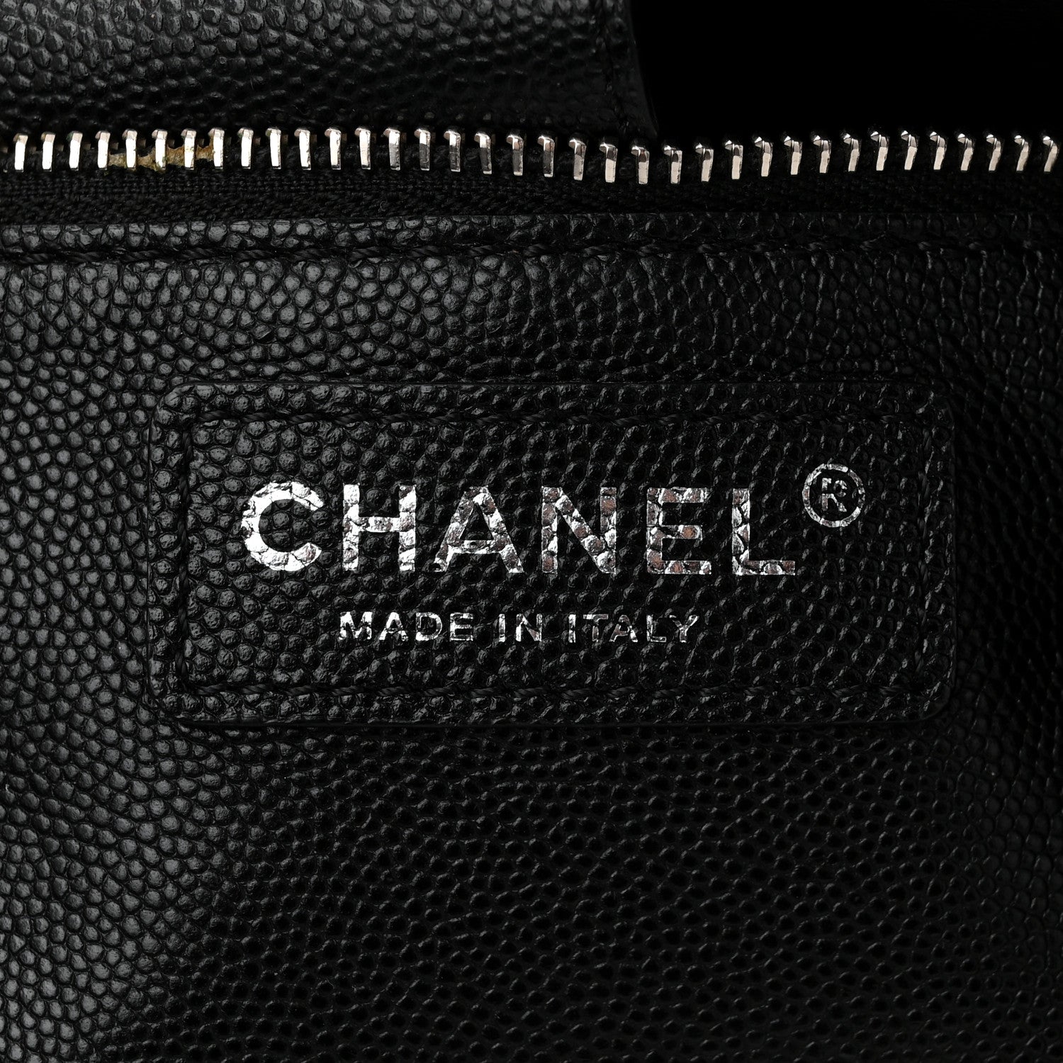 Chanel Caviar Stitched Medium Lady Coco Shopping Tote Black 6 of 12