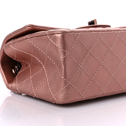 Chanel Metallic Grained Calfskin Quilted 2.55 Reissue Mini Flap Copper Pink 8 of 9