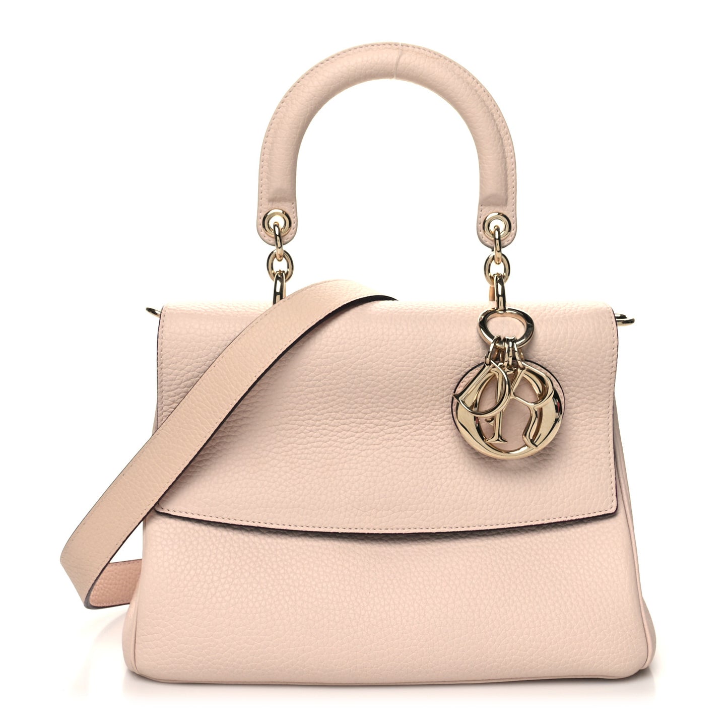 Bullcalf Small Be Dior Flap Rose Poudre