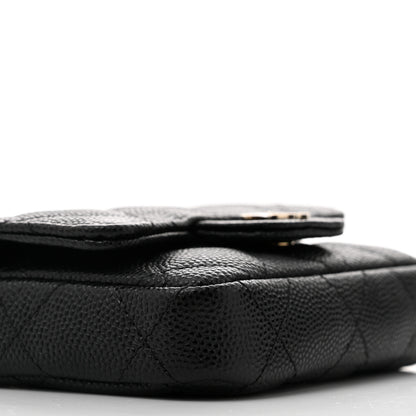 Chanel Caviar Quilted Mini Chain Belt Bag Black 9 of 11