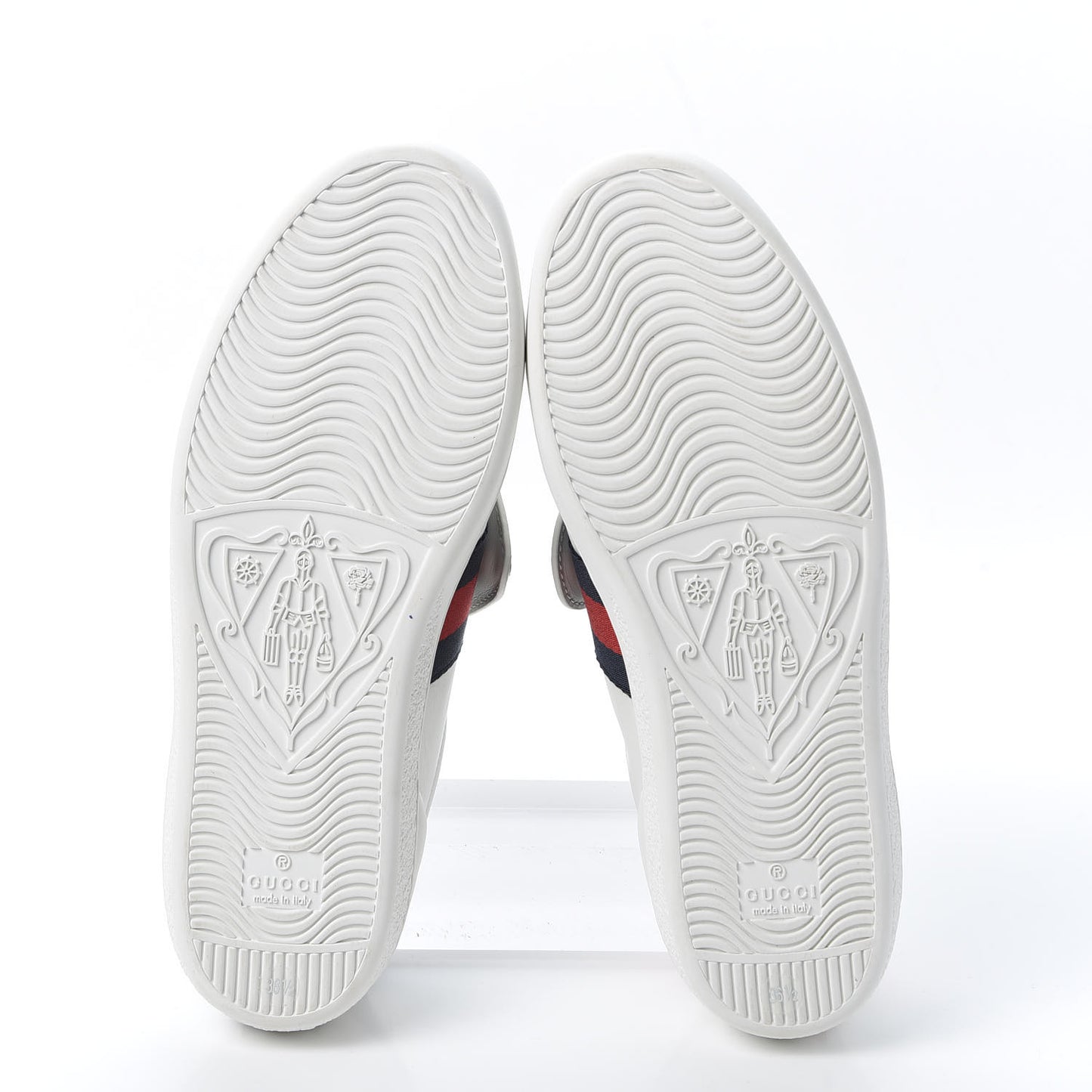 Calfskin Ayers Web Blind for Love Embroidered Womens Ace Sneakers 36.5 White
