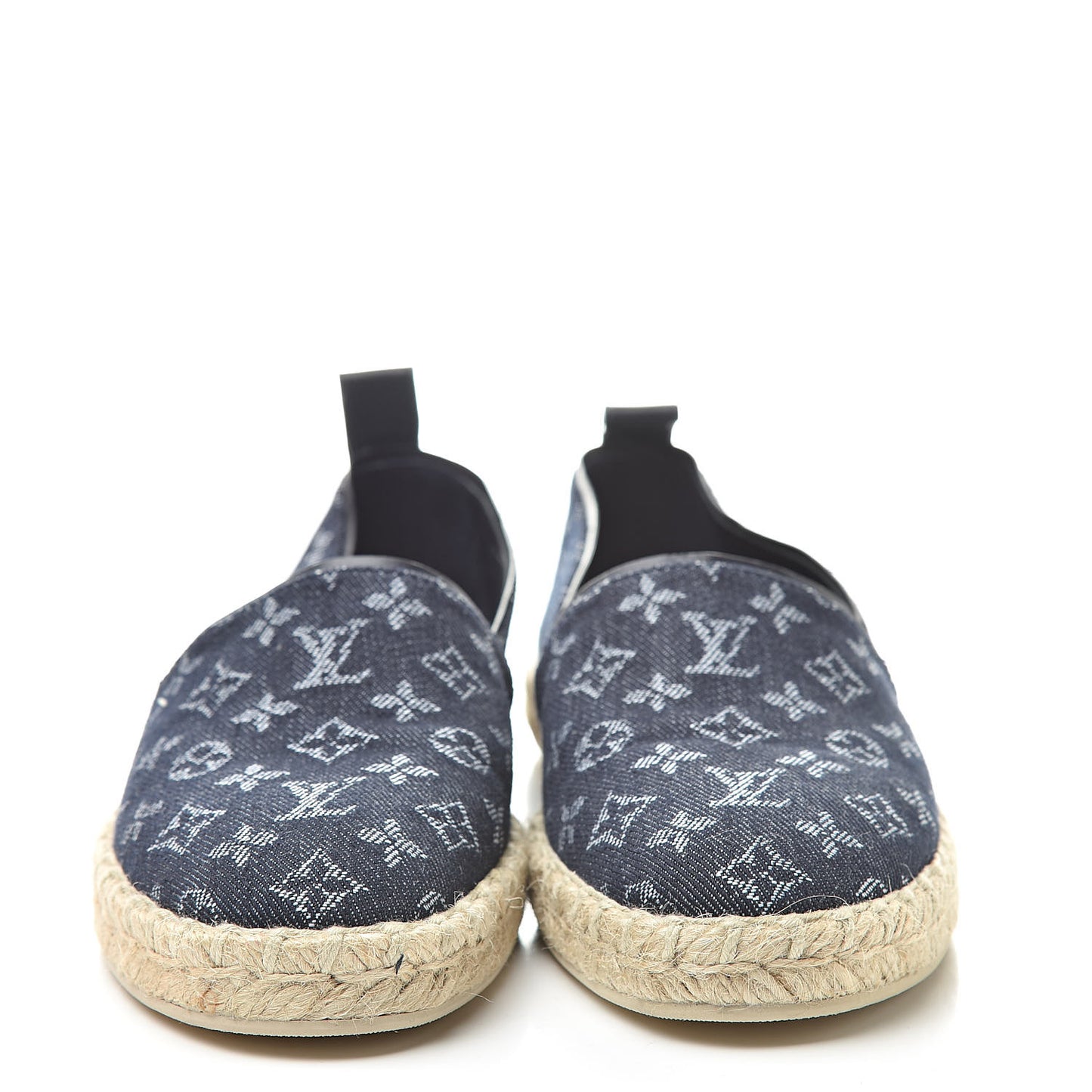 Monogram Denim Waterfall Espadrille 36.5 Marine