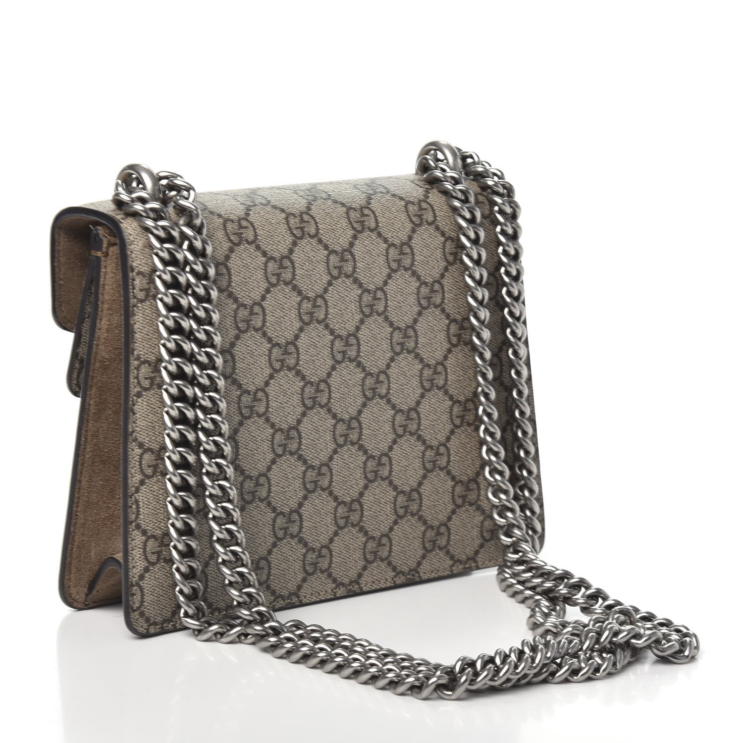 Gucci GG Supreme Monogram Mini Dionysus Shoulder Bag Taupe 3 of 8