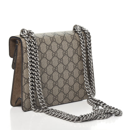 Gucci GG Supreme Monogram Mini Dionysus Shoulder Bag Taupe 3 of 8