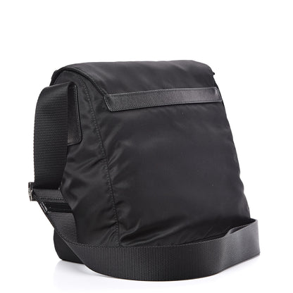 Prada Tessuto Nylon Saffiano Messenger Bag Black 3 of 10