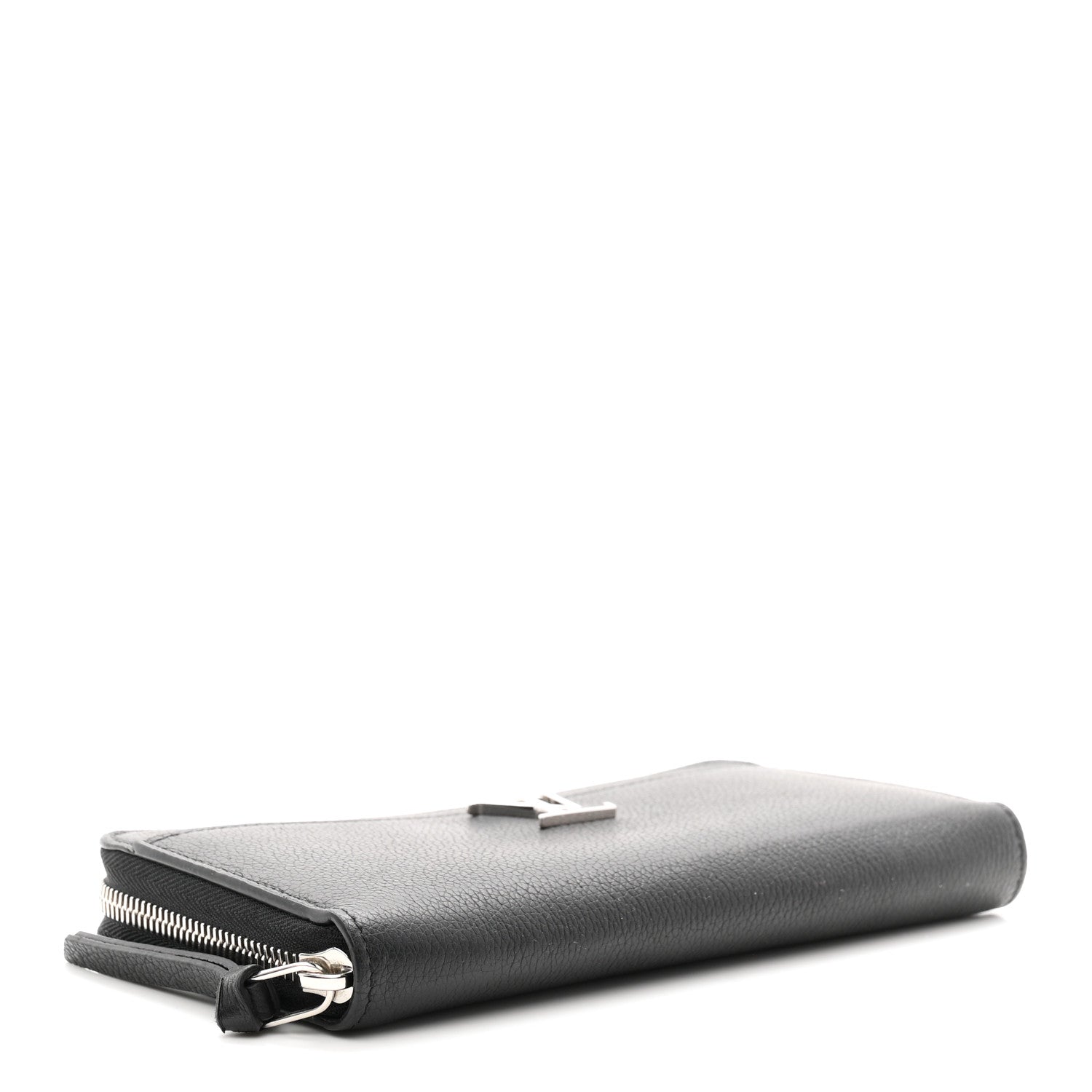 Louis Vuitton Calfskin Zippy Lockme Wallet Black 4 of 7