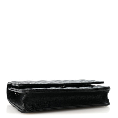 Chanel Caviar Quilted Wallet on Chain WOC Black 4 of 14