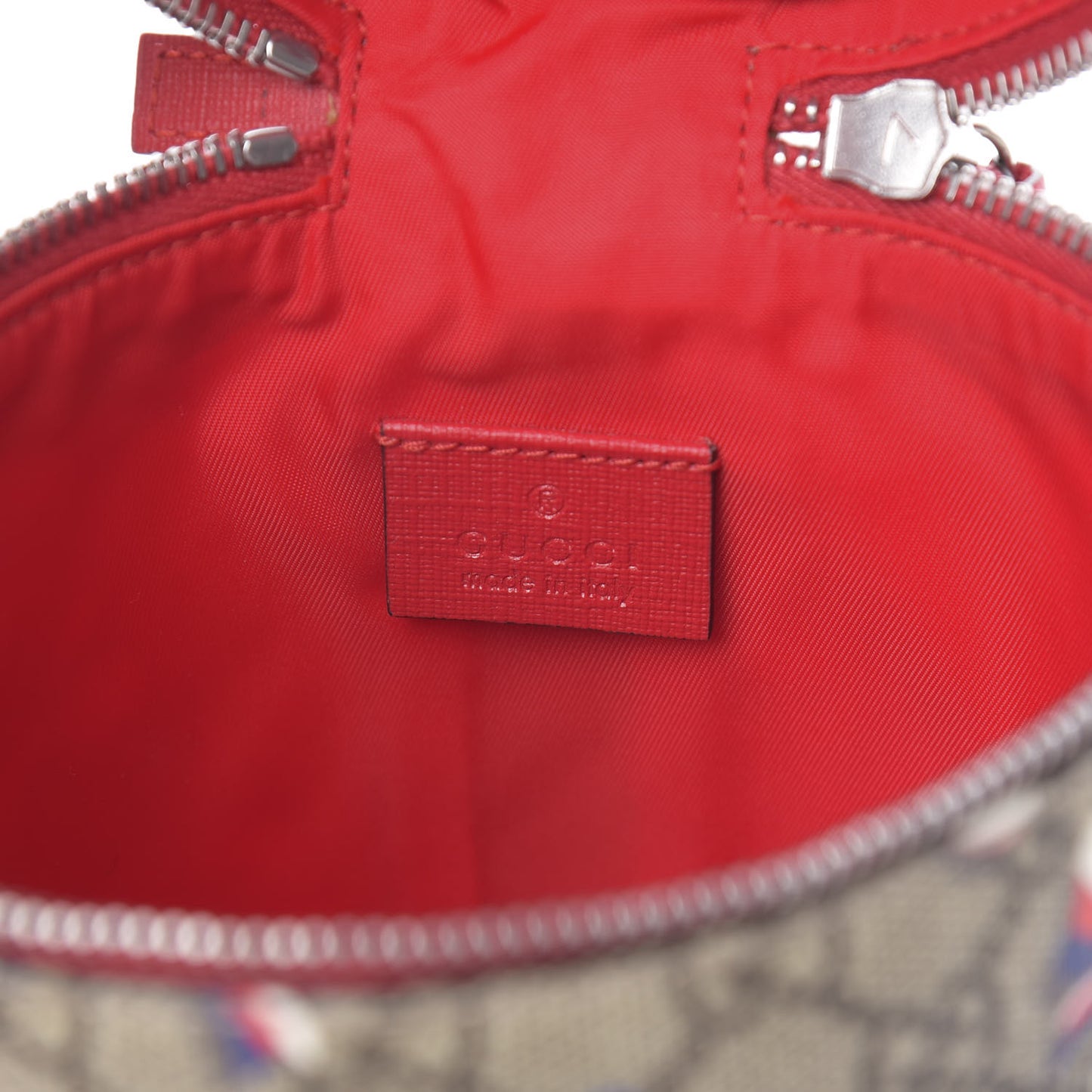 GG Supreme Monogram Childrens Sylvie Bow Print Crossbody Bag