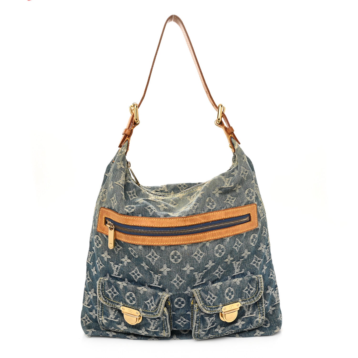Louis Vuitton Denim Baggy GM Blue 1 of 11