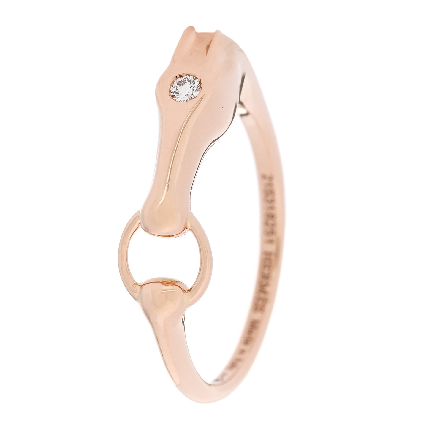 18K Rose Gold Diamond TPM Galop Ring 50 5.25