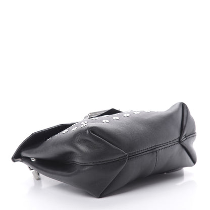 Alexander Wang Lambskin Small Eyelets Marion Tote Black Silver Hardware 4 of 16