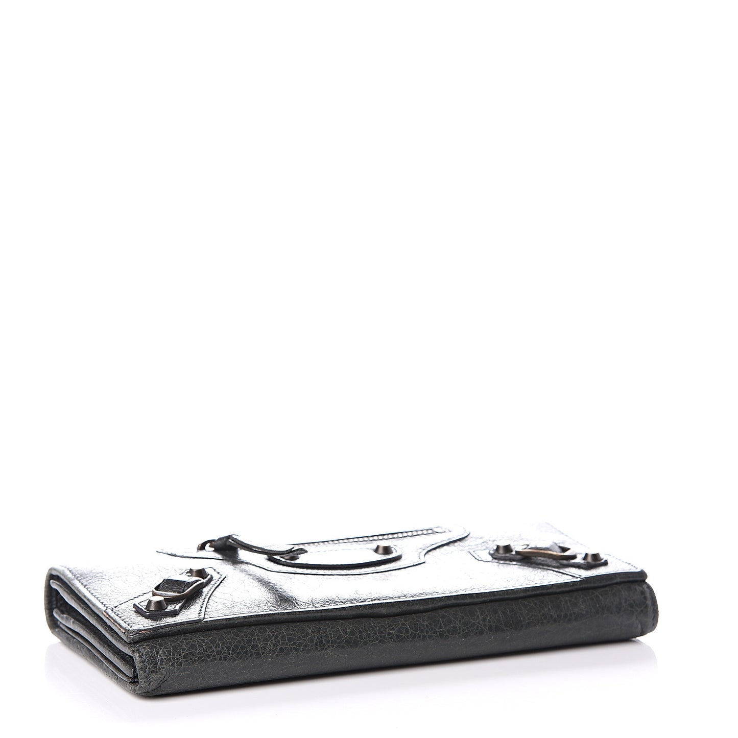 Agneau Classic Hardware Money Wallet Anthracite