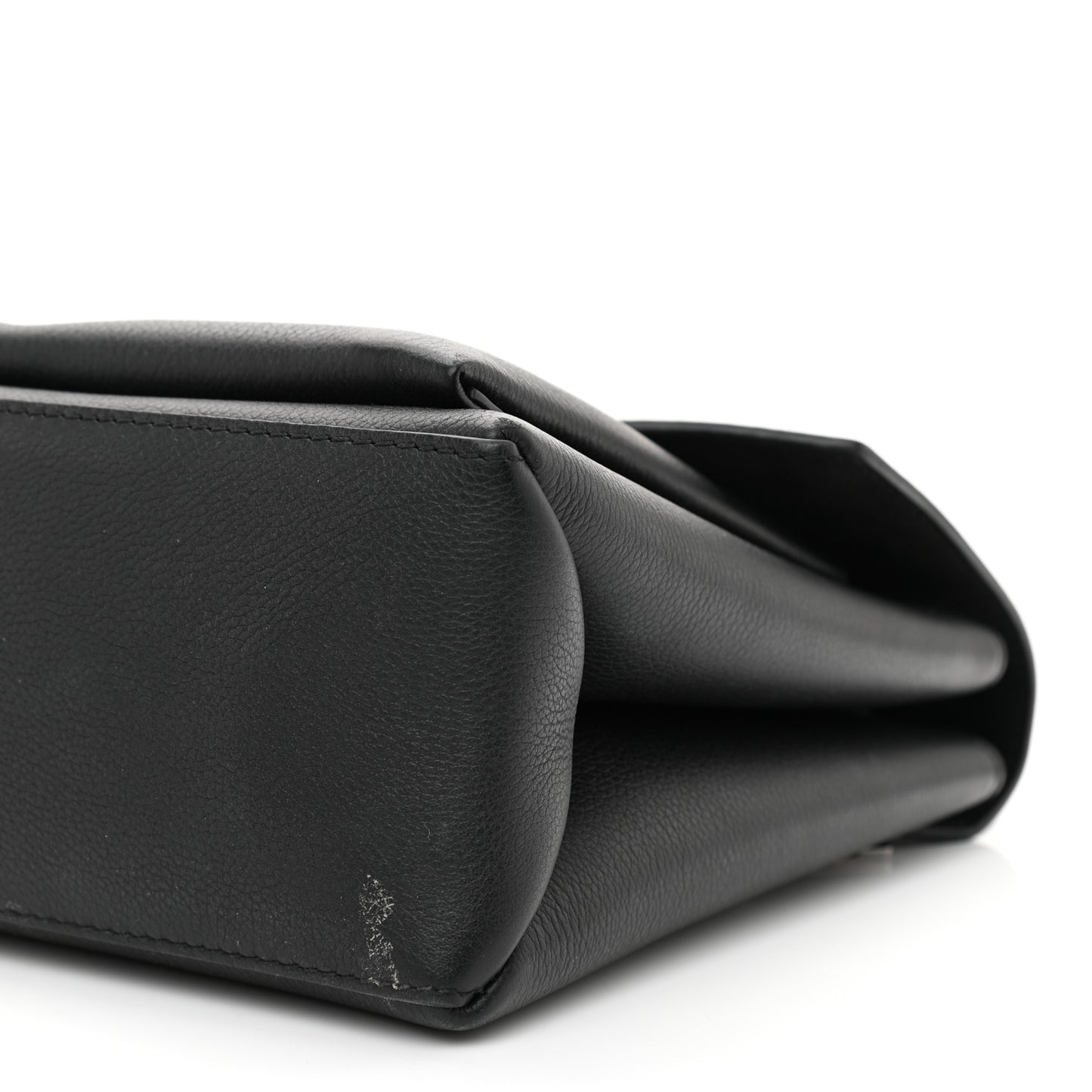 Soft Calfskin My Lockme Top Handle Black