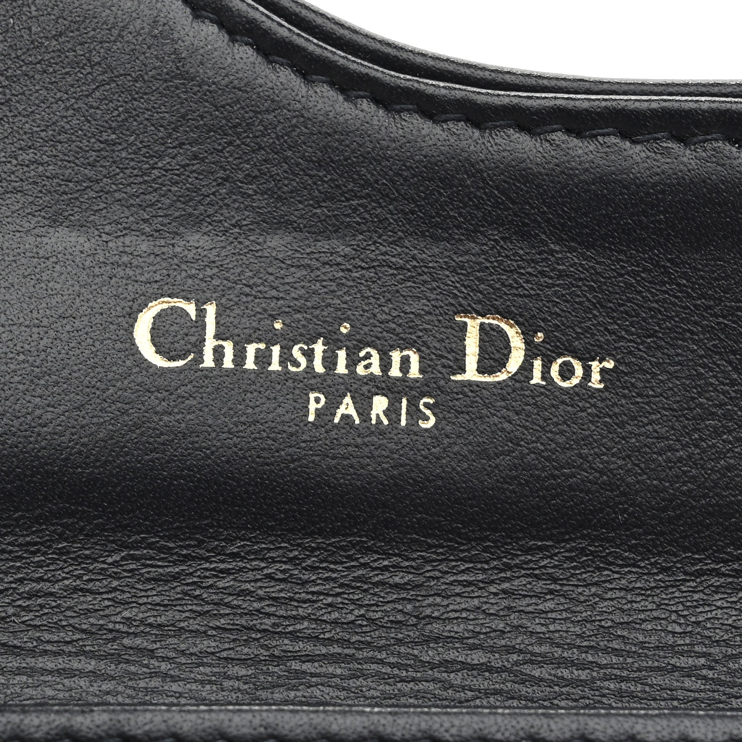 Christian Dior Oblique Saddle Card Holder Blue 6 of 9