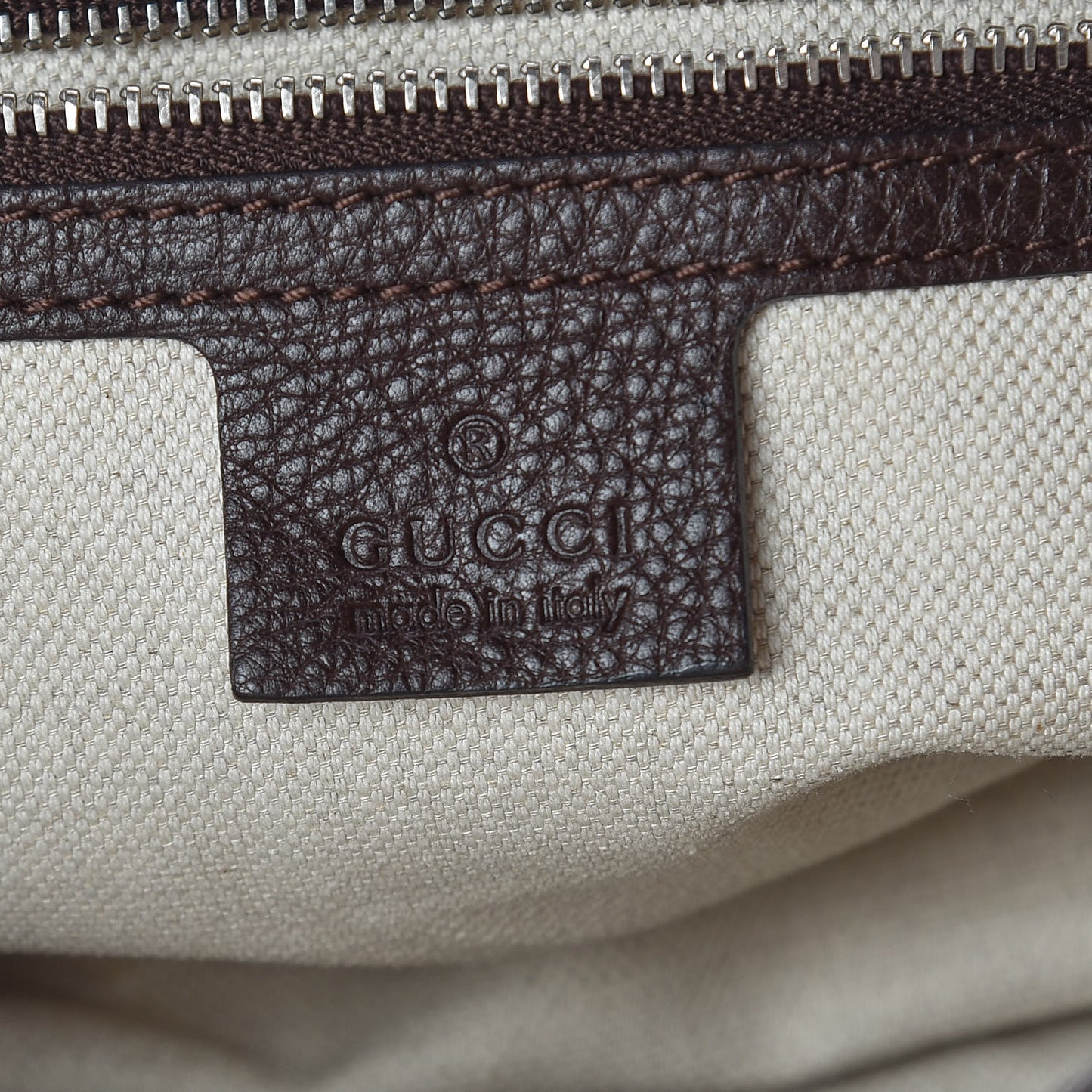 Monogram Medium Techno Horsebit Shoulder Flap Bag Dark Brown
