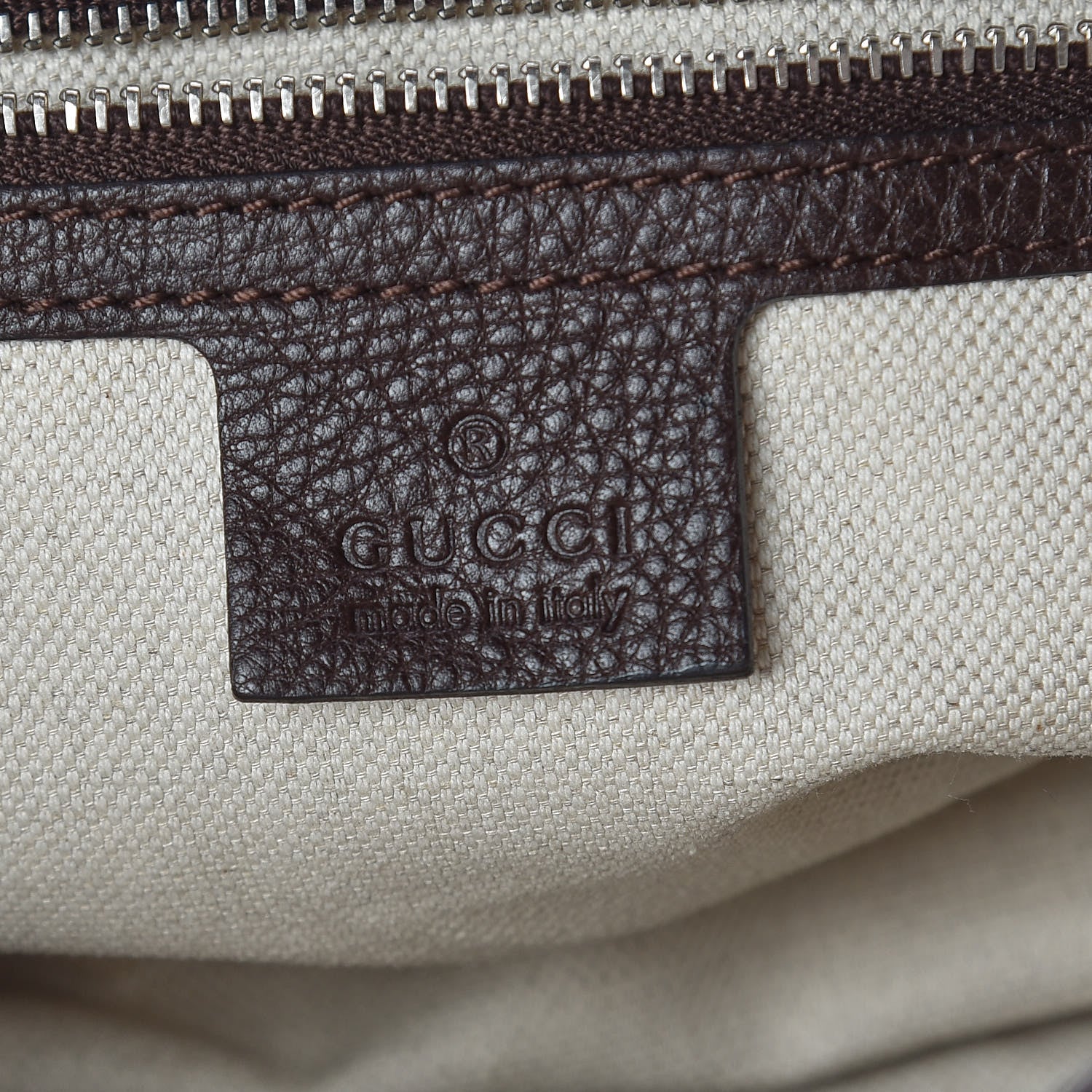 Gucci Monogram Medium Techno Horsebit Shoulder Flap Bag Dark Brown 8 of 9