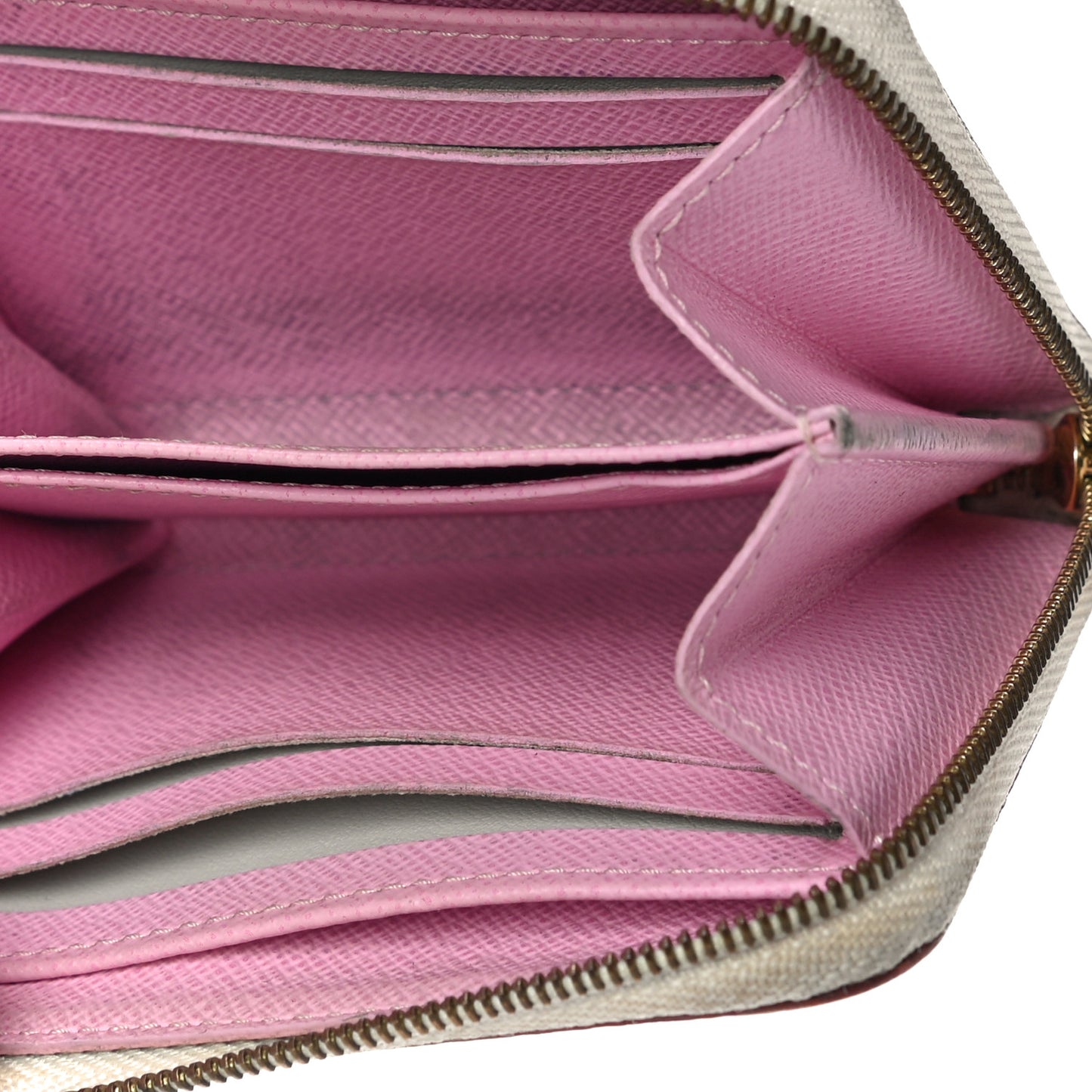 Monogram Multicolor Zippy Coin Purse Wallet White Litchi