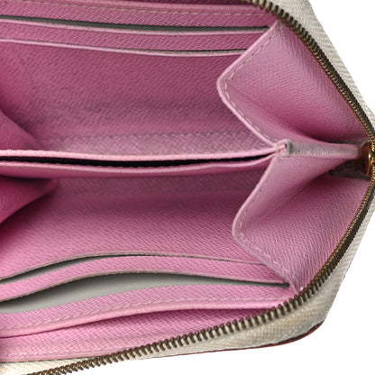 Louis Vuitton Monogram Multicolor Zippy Coin Purse Wallet White Litchi 5 of 14