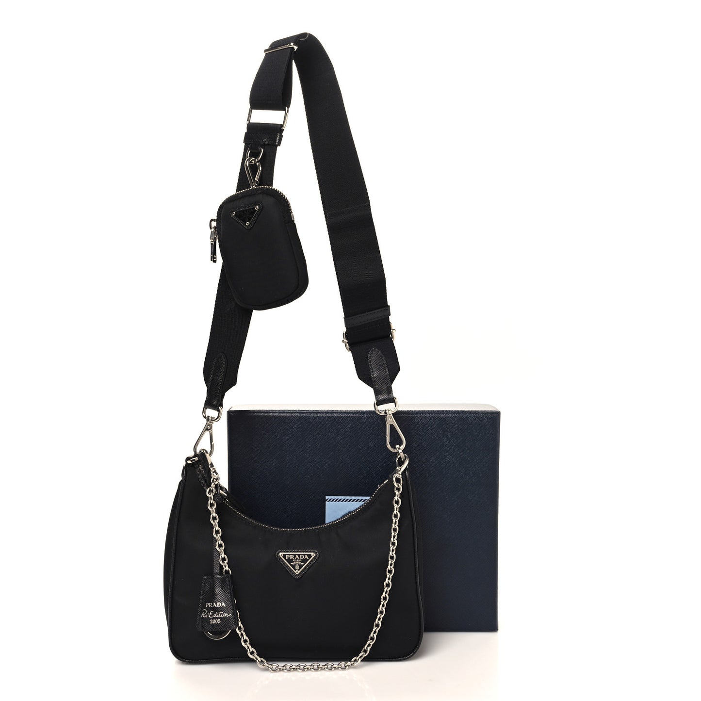 Nylon Re-Edition 2005 Shoulder Bag Black