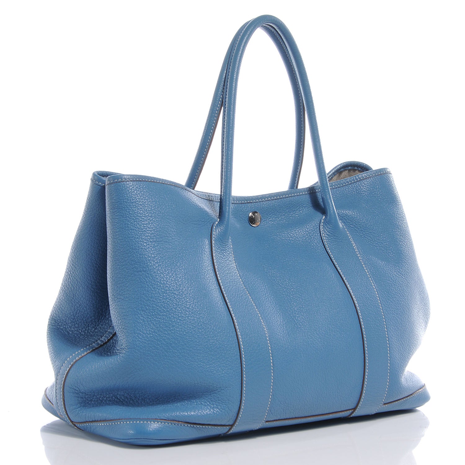 Hermes Buffle Sindhu Garden Party MM 36 Azur 3 of 9