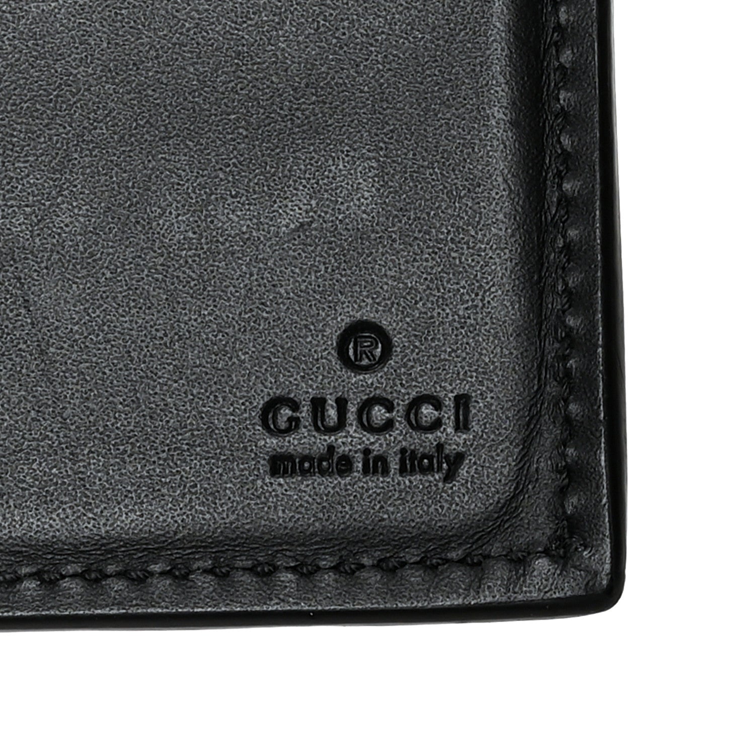 Gucci GG Supreme Monogram Selleria Calfskin Web New Web Bi-Fold Wallet Black 6 of 8
