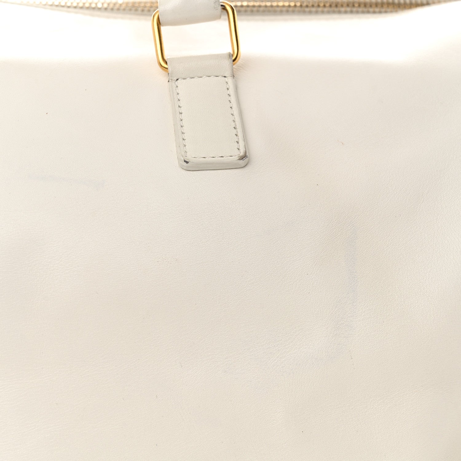Saint Laurent Calfskin Classic Duffle 12 Bag White 21 of 23