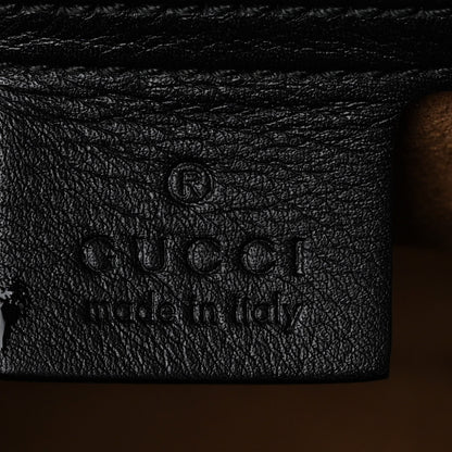 Gucci GG Supreme Monogram Calfskin Medium Padlock Shoulder Bag Beige Black Cuir 6 of 9