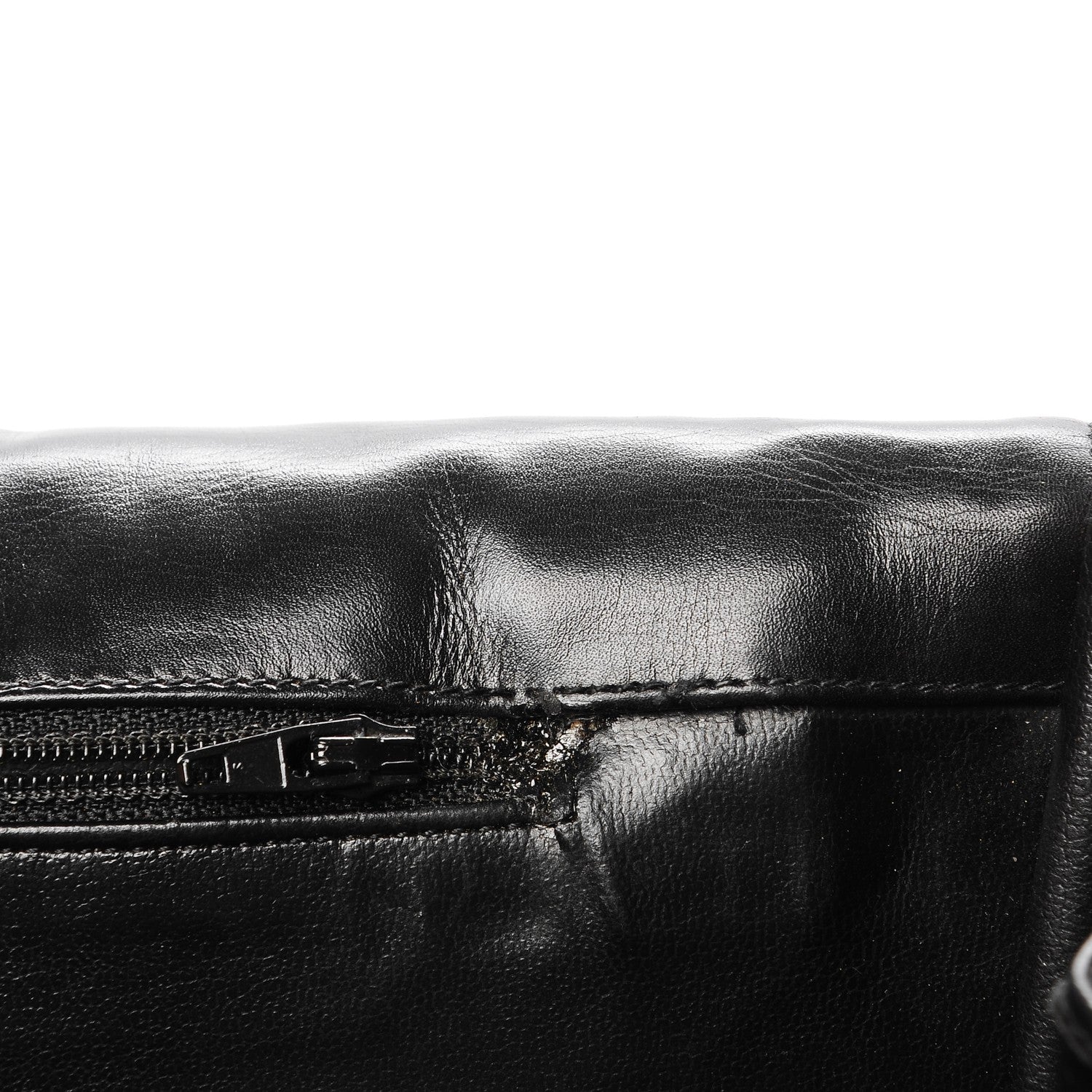 Chanel Lambskin Quilted Briefcase Laptop Bag Black 8 of 11