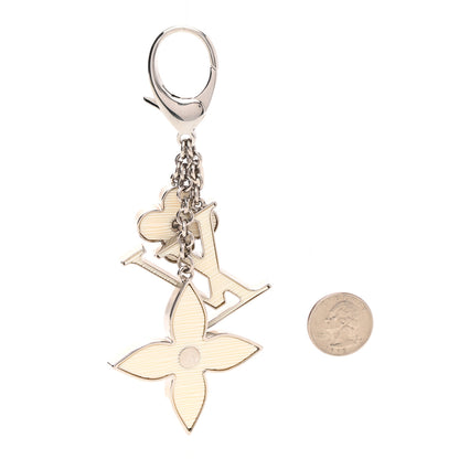 Louis Vuitton Fleur d Epi Bag Charm Ivory 2 of 4