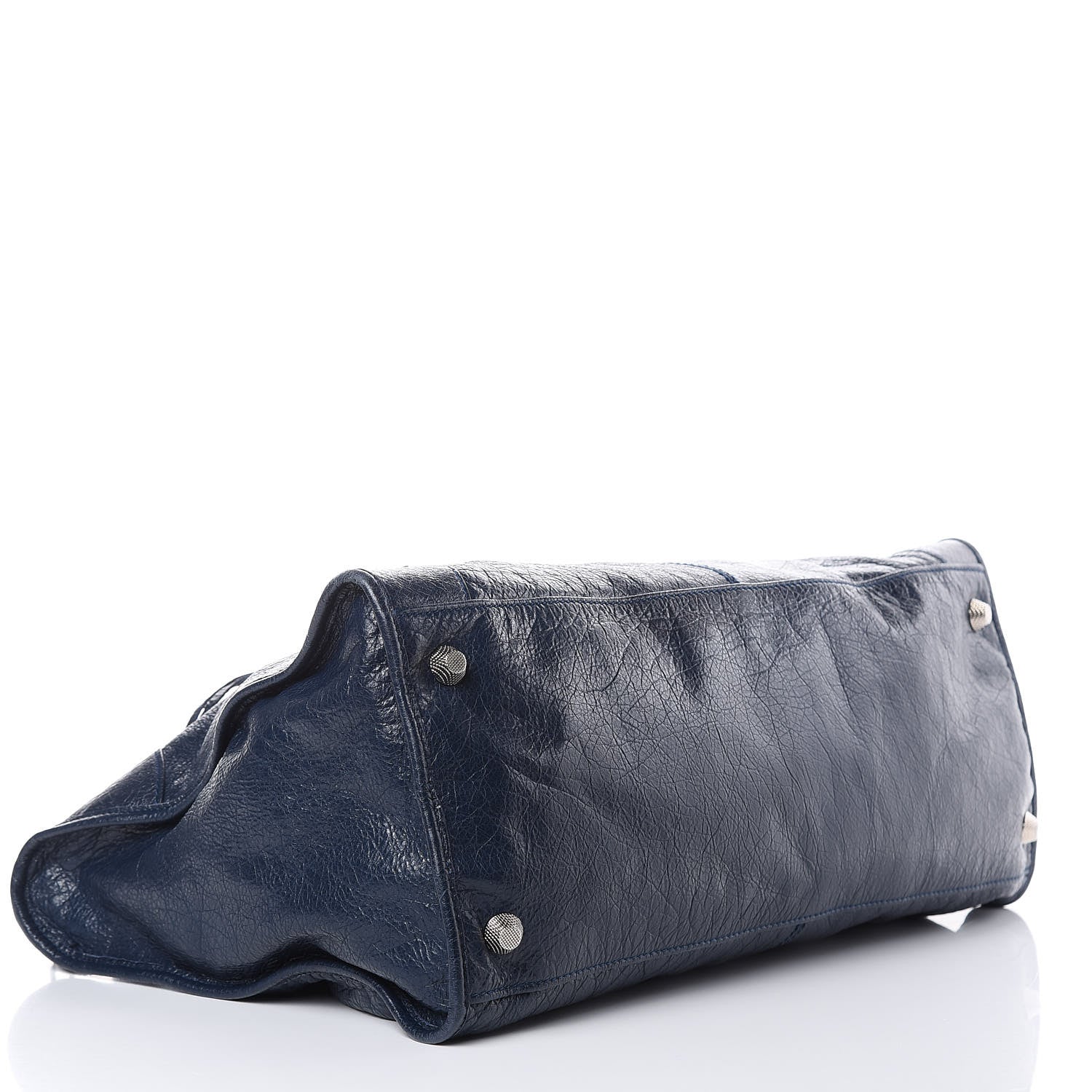 Balenciaga Agneau Giant 12 Silver Hardware Work Bleu Obscur 4 of 13