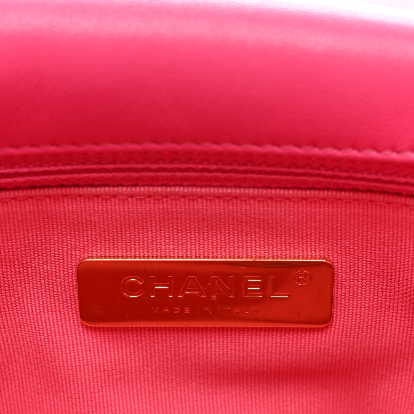 Lambskin Quilted Medium Chanel 19 Flap Dark Pink