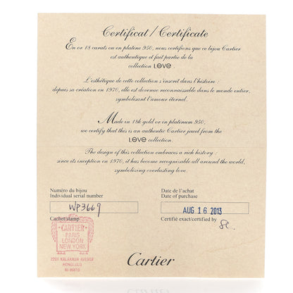 Cartier 18K Pink Gold LOVE Bracelet 16 6 of 7
