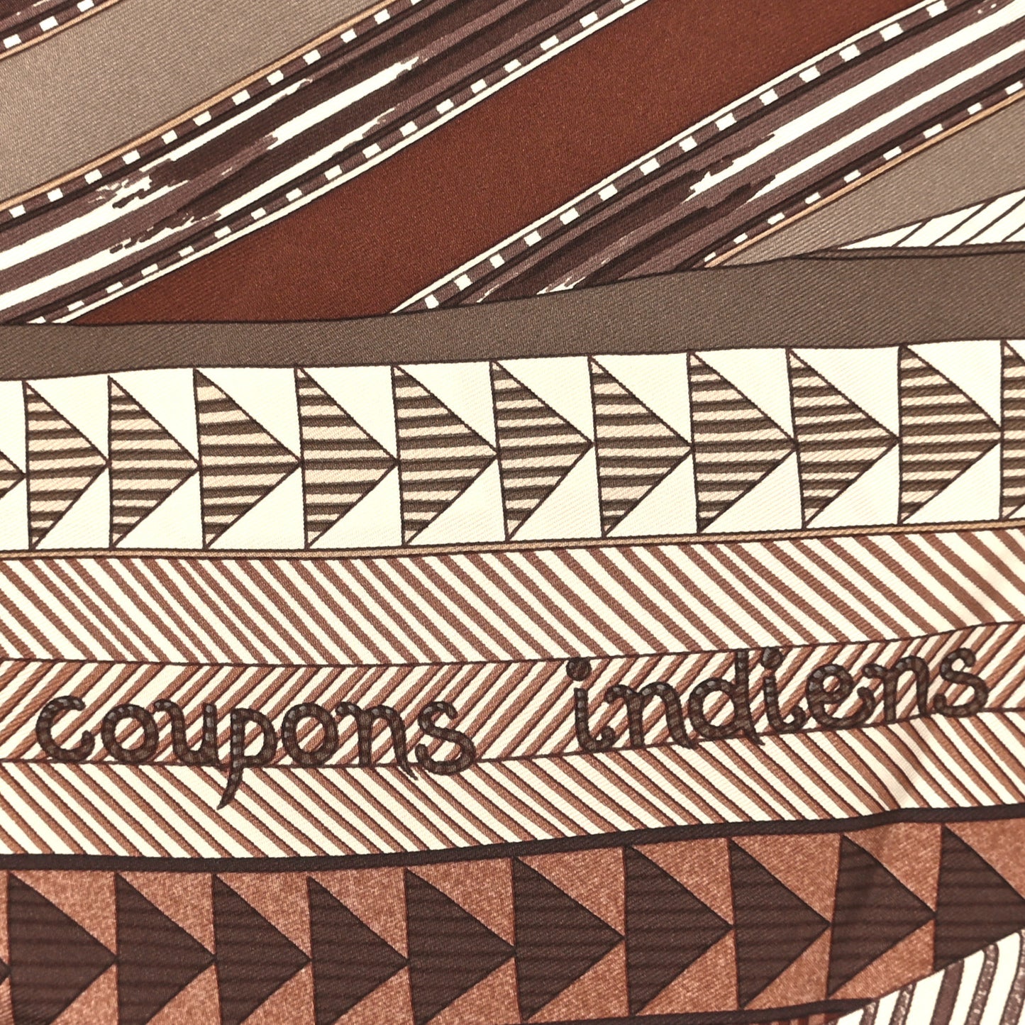 Silk Coupons Indiens Scarf 90