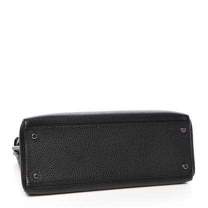 Hermes Taurillon Clemence Kelly Retourne 32 Black 6 of 37