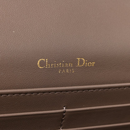 Christian Dior Lambskin Chain Lady Dior Chain Pouch Warm Taupe 6 of 10