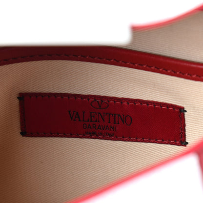 Valentino Garavani Vitello Colorblock Medium Free Rockstud Flip Lock Crossbody Bag Rosso Valentino Optic White 8 of 13