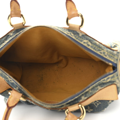 Louis Vuitton Monogram Denim Neo Speedy Blue 4 of 12