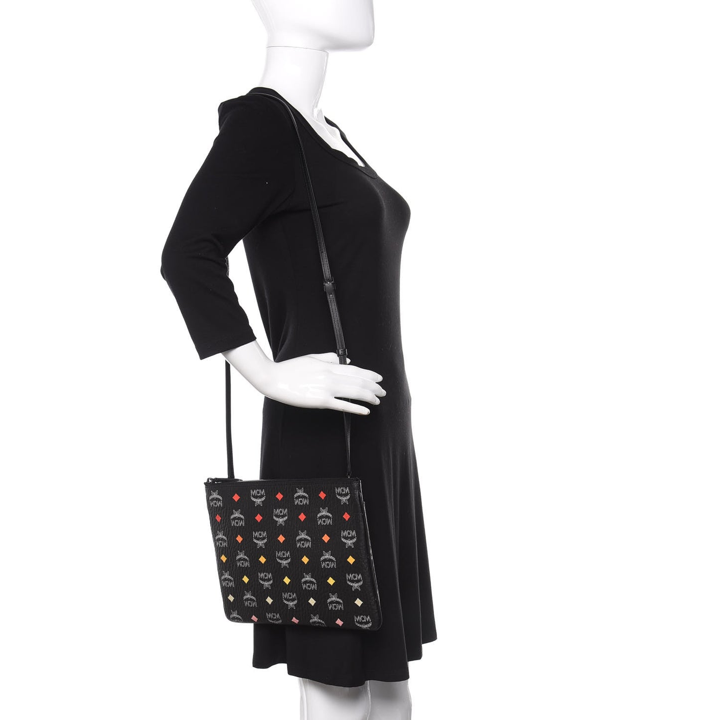Skyoptic Visetos Crossbody Pouch Spectrum Diamond Black
