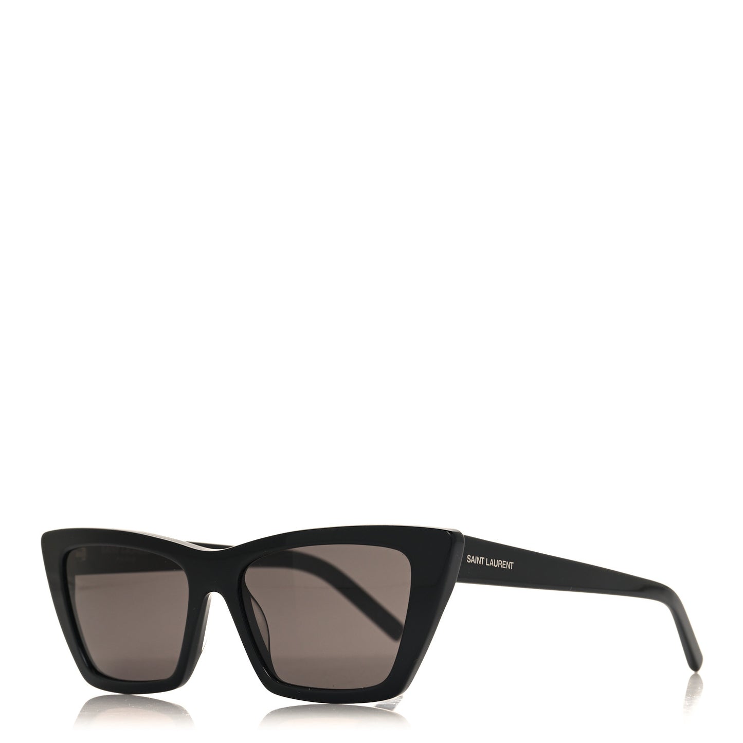 Acetate Mica Cat Eye Sunglasses SL 276 Black