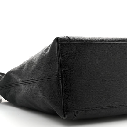Chanel Caviar CC Shopper Tote Black 9 of 12