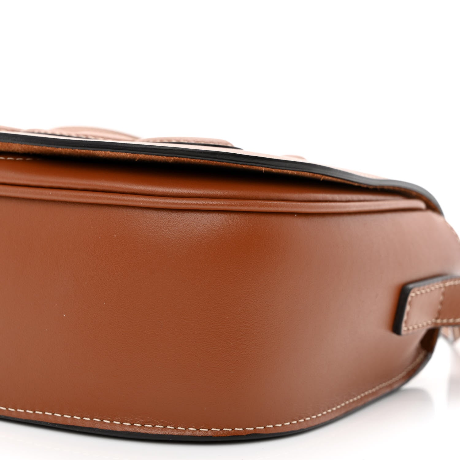 Celine Smooth Calfskin Cuir Triomphe Folco Crossbody Bag Tan 11 of 11